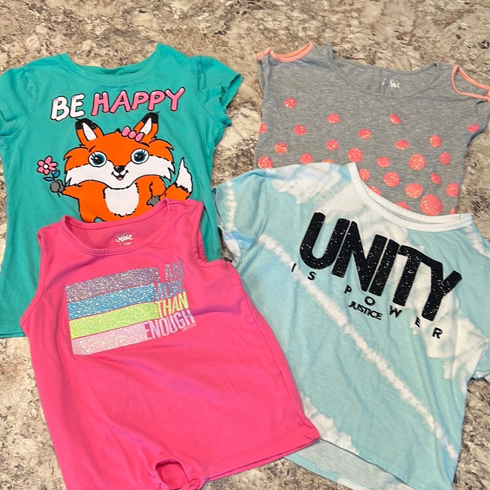 Girls Justice tops bundle